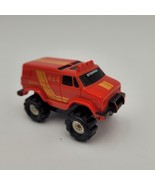 Vintage  McDonald&#39;s Mini  Schaper Stomper Red Orange Chevy Van 4x4 Black... - $187.20 MXN