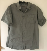 Columbia Outdoors Mens Travel Quick Dry Nylon Polyester Hiking Shirt L 44&quot; - $18.99