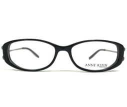 Anne Klein Eyeglasses Frames AK8039 129 Black Gray Oval Full Rim 49-15-135 - £40.15 GBP