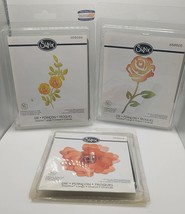 CRAFTS Lot Of 3  SIzzix Die Card Floral 658066,658505,558504 - £11.68 GBP