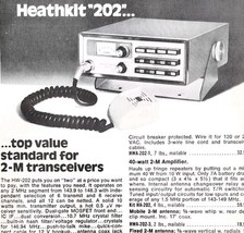 1975 Heath Co Heathkit 202 2-M Transceiver Advertisement Electronics DWLL13 - $460.52 MXN