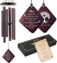 Hand-Tuned 32" Sympathy Wind Chimes for Loss of Mother - Gift of Remembe... - $70.24