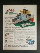 Vintage 1949 Chase &amp; Sanborn Coffee Full Page Original Ad 1221 - $6.64