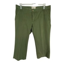 Old Navy Womens Pants Size 14 Hunter Green Low Waist Capri Pockets  - £14.82 GBP