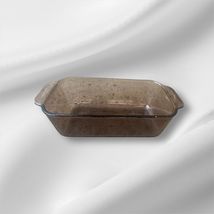 Vintage  Pyrex Amber Brown Loaf Pan 213-R Baking Dish 1.5 Qt Bread Meat ... - $2.10