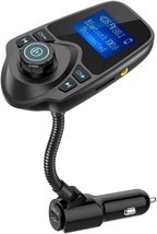 Nulaxy Bluetooth Car Fm Transmitter Audio Adapter Receiver Wireless Hand... - £31.38 GBP