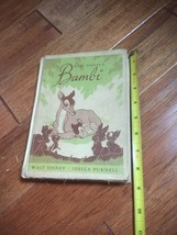 Walt Disney&#39;s Bambi retold by Idella Purnell 1944 First Edition HC Vinta... - £11.78 GBP