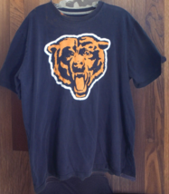 NFL Chicago Bears NFL Team Apparel Mens XL T Shirt Blue Cotton Bear Graphic - £7.03 GBP