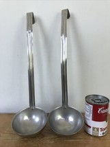 Pair Set Lot 2 Vollrath Stainless Steel Commercial Ladles Dippers 8oz 237ml - £19.90 GBP