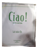 Lab Audio CD&#39;s for Ciao!, 6th Edition- CD-ROM - £67.02 GBP