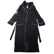 Oscar De La Hoya Mens Small Medium Bathrobe Black Hooded Boxing Athletic... - $1,323.20 MXN