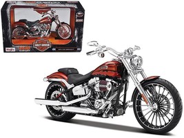 2014 Harley Davidson CVO Breakout Orange 1/12 Diecast Motorcycle Model by Maisto - £27.05 GBP