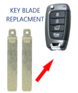 SET OF 2 2017-2021 Hyundai / Remote Flip Key Blade / PN: 81996-G800 752 ... - $201.60 MXN