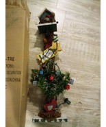 Hand-Painted Wooden Christmas Birdhouse Lighted - €2,57 EUR