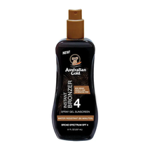 Australian Gold Instant Bronzer Spray Gel Sunscreen - SPF 4, 8 fl oz - $20.00