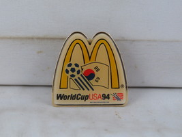 1994 World Cup of Soccer Pin - Team South Korea McDonalds Promo - Celluloid Pin - £12.06 GBP