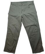 Carhartt B159 Loose Fit Canvas Carpenter Pants DMS Dark Moss Workwear Me... - $24.49