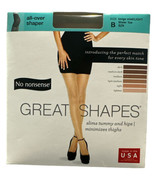 No Nonsense Great Shapes All-Over Shaper Pantyhose Beige Mist/Light BZ9 ... - £14.47 GBP
