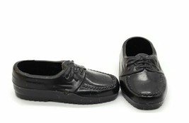 Barbie Ken Black Boat Shoes Slip On Doll Clothing Accessories Toy Mattel - £7.75 GBP