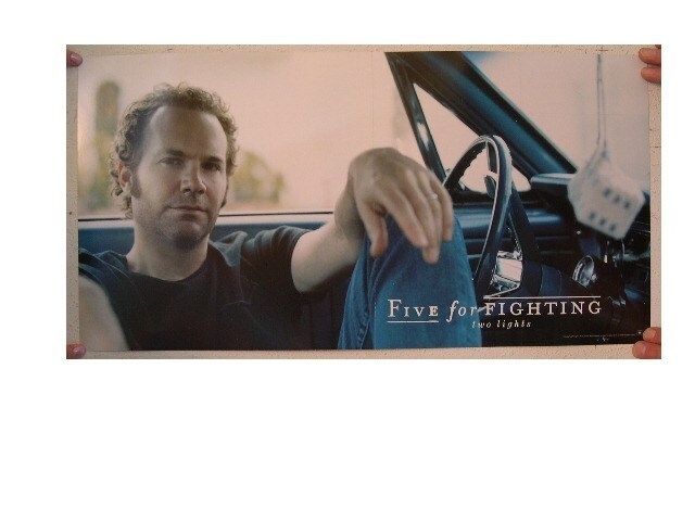 Five For Fighting 2 Sided Poster Two Lights - $22.49