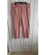 Buffalo David Bitton Women&#39;s Havana High Rise Stretch Ankle Pant Pink si... - $13.99