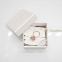 NIB New Swarovski 5414528 Atelier Nostalgia Sphere Ring Golden Tone Pink Size 55 - £71.81 GBP