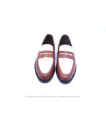 Handmade Men&#39;s Two Tone Genuine Leather Dress Loafers Fashion Shoes For Men - $3,236.52 MXN+