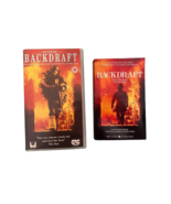 Backdraft - 1990 VHS - Plus Film Tie In Paperback Book. Robert De Niro - £24.69 GBP
