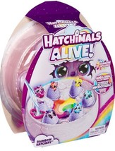 Hatchimals Alive, Rainbow Hatchery with 6 Mini Figures in Color Reveal Eggs - $30.84