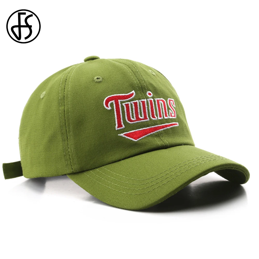 FS 2024 Green Red Street Baseball Cap For Men Women Summer Travel Sun Shade - £13.42 GBP