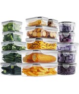 32 Piece Food Storage Set Airtight Snap Lid Containers for Meal Prep Kit... - $56.94