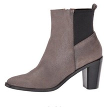 Corso Como Women&#39;s Grey Metallic Zip Ankle Boots Size 7 - £70.60 GBP
