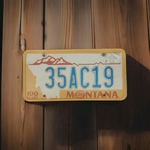 &#39;80s Montana License Plate 35AC19 Centennial Mountain Man Cave Garage Ba... - €17,28 EUR