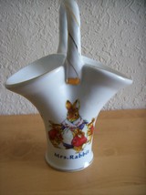 Beatrix Potter “Mrs. Rabbit” Porcelain Handled Vase - $40.00
