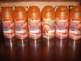 Air Wick Spread The Joy Pumpkin Spice 6 Freshmatic Ultra Spray Refill Fits Glade - £31.60 GBP