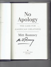 No Apology : The Case for American Greatness by Mitt Romney Signed Autog... - £74.99 GBP