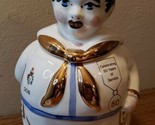 Shawnee Pottery USN Sailor Boy GOB Gold Trim Cookie Jar 50 yrs Of Servic... - $849.00