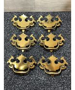 Keeler Brass Co Chippendale Batwing Drawer Pulls 3&quot; Center w/ Screws Sty... - $509.35 MXN