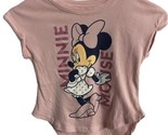 Disney Girls Pink Minnie Mouse T shirt Size XS - $10.03