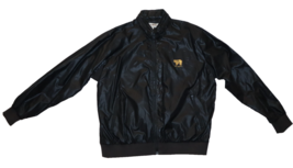 Shriner Nylon Satin Jacket Windbreaker Sz XXL Black Los Angeles Ca Bear ... - $28.49