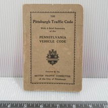 City of Pittsburgh Traffic Vehicle Code Booklet 1938 - $120.16