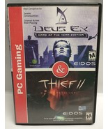 Deus Ex &amp; Thief 2 The Metal Age Bundle - Two Windows CD games from 2000 - £27.36 GBP