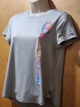 NWOTs Champion Girls Champion Ombre Logo Short Sleeve Casual T-Shirt Size 14/16 - £7.91 GBP