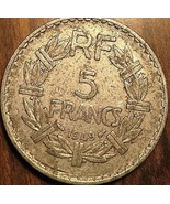 1949 FRANCE 5 FRANCS RÉPUBLIQUE FRANÇAISE - $1.82