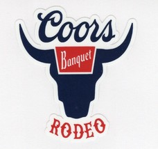 Coors Rodeo vinyl decal window laptop hard hat helmet up to 14&quot;  FREE TR... - £2.34 GBP+