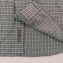 Columbia AM7837 Men's Green/Yellow Plaid Short Sleeve Button-Up Shirt Size XL image 9
