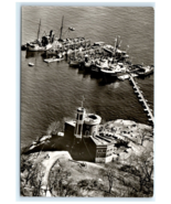 RPPC Navy Fleet Wasa Stockholm Sweden Aerial View Postcard - $7.00