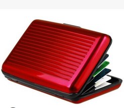  pc hard men aluminum bank card holder blocking hard case wallet solid credit card anti thumb200