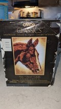 Horse Equine Western Pony Latch Hook Rug Kit Caron #CC0103  20&quot; x 30&quot; Cr... - $27.71