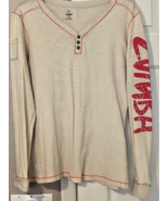 Zumba Tan w/Red Long Sleeve Pullover Top - Size L - £9.42 GBP